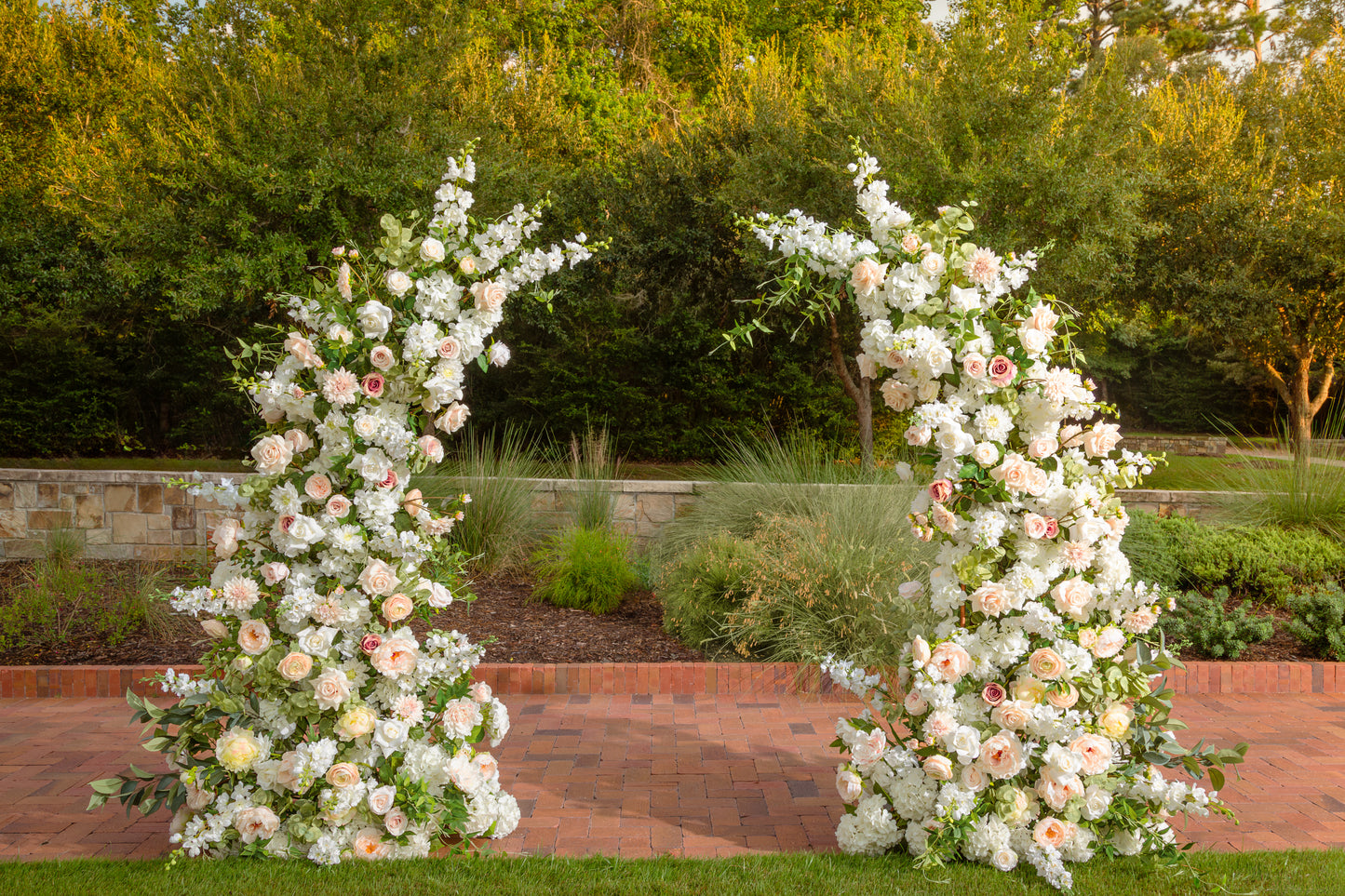 The Ella Floral Pillars
