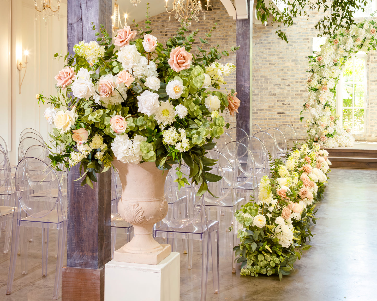The Olivia Floral Urns