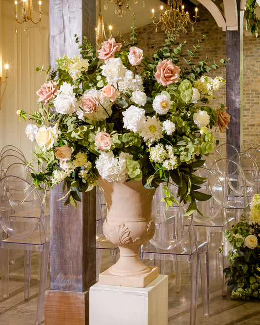 The Olivia Floral Urns