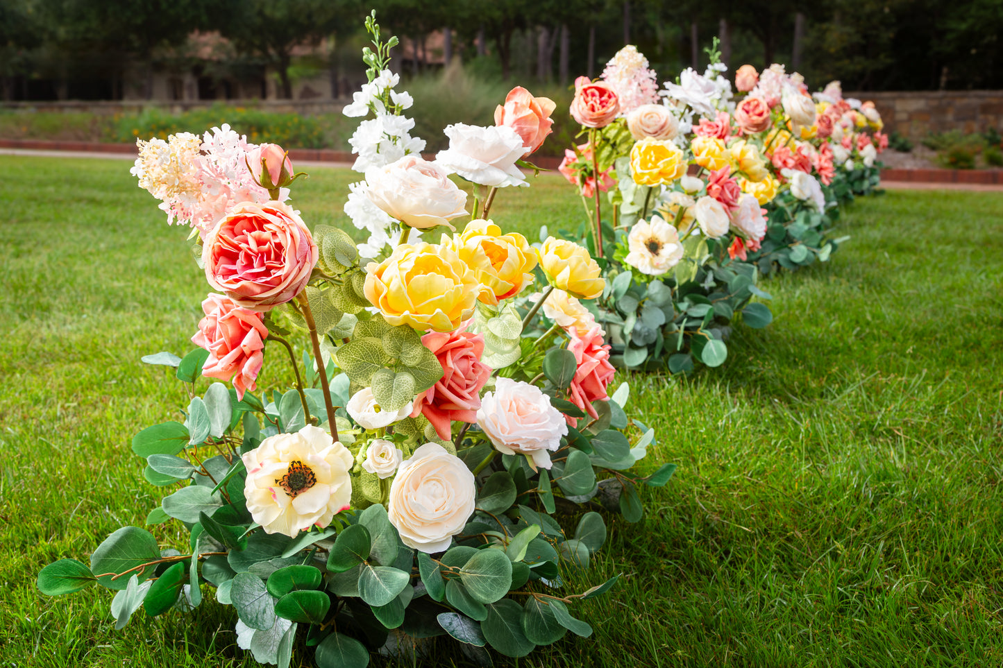 The Garden Gorgeous Aisle Flowers